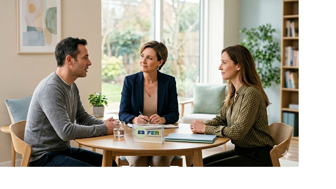Escena de mediación profesional ESFEM