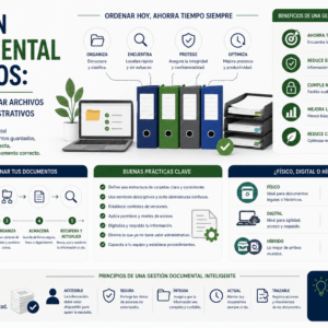 Gestión documental sin caos: claves para dominar archivos y procesos administrativos