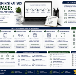 Procesos administrativos paso a paso: de la teoría a la práctica profesional