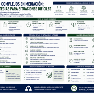 Casos complejos en mediación: estrategias para situaciones difíciles