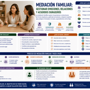 Mediación familiar: gestionar emociones, relaciones y acuerdos duraderos
